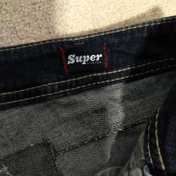 EUC Silver Aiko Mid Skinny Destructed Jeans Extra Tall 36Wx37L - Picture 13 of 16